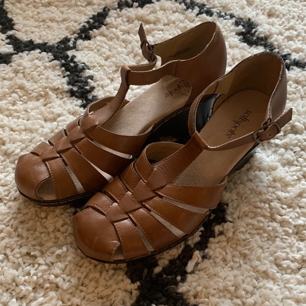 Softspots Caged Wedge Sandal